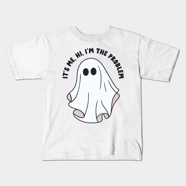 problematic ghost Kids T-Shirt by goblinbabe
